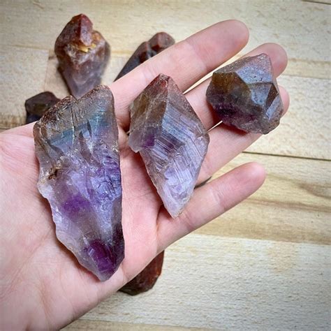 Home Living Rocks Geodes Rare Purple Crystal Super Seven Amethyst