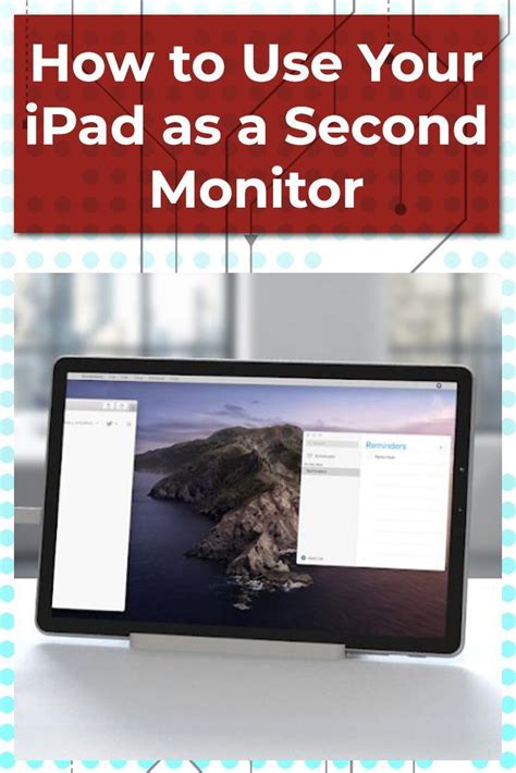 an ipad with the text how to use your ipad as a second monitor