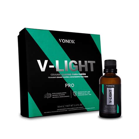 Revestimento para Faróis V Light PRO 50mL Revitalizador de farol Vonixx