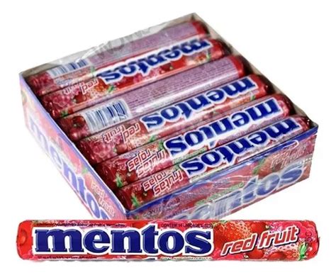 Pastillas Mentos Caramelos Masticables Frutas Rojas Caja X12 MercadoLibre