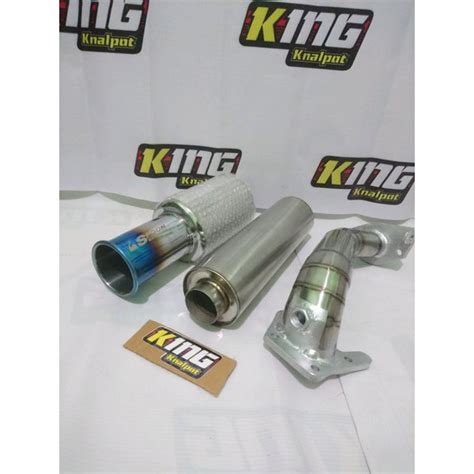 Jual Ready Stok Fullset Downpipe Ayla Cc Knalpot Mobil Agya