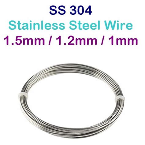 Ss Stainless Steel Wire Single Strand Tie Wire Soft Shopee Malaysia