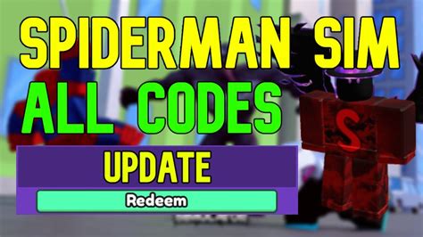 All Spiderman Simulator Codes Roblox Spiderman Simulator Codes April