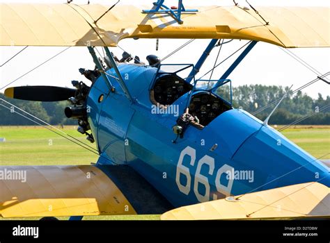 Boeing stearman cockpit hi-res stock photography and images - Alamy