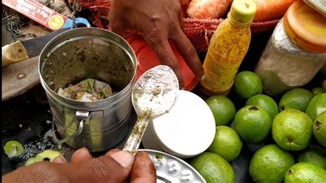 Bengali Street Food Special Tasty Masala Guava Pyara Indian