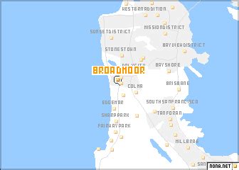Broadmoor United States Usa Map