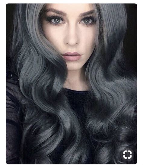 Pin By Jacqueline Selecky On Charcoal Hair Charcoal Hair Grey Hair