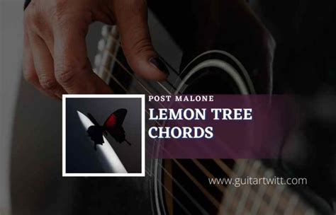 Lemon Tree Chords By Post Malone Guitartwitt