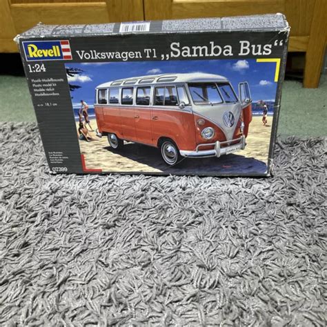 REVELL VW VOLKSWAGEN T1 Samba Bus Camper Van Model Kit 07399 1 24 10