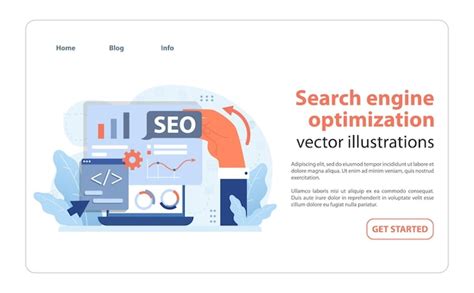 Premium Vector Seo Strategy Visualization A Hand Finetunes Seo