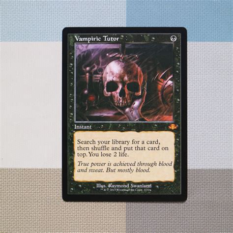 Vampiric Tutor 314 Dominaria Remastered DMR Normal MTG Proxy Cards