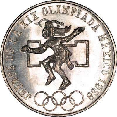 Mexican Silver Peso Coins Olympics