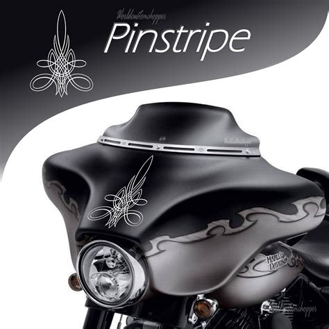 Stickers For Harley Davidson Pinstripe Batwing Biker Touring