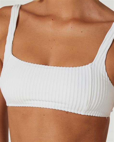 Nude Lucy Square Neck Crop White Surfstitch