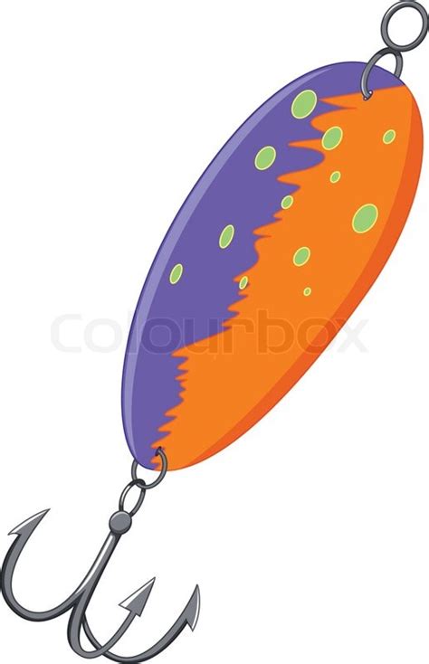 Fishing Lures Stock Vector Colourbox