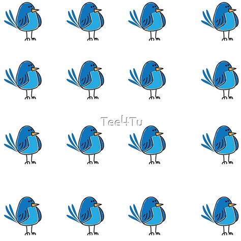 "Blue Bird Stickers" by Tee4Tu | Redbubble