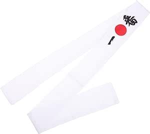 Hemoton Japanese Headband Hachimaki Headband Sushi Chef Karate Bandana