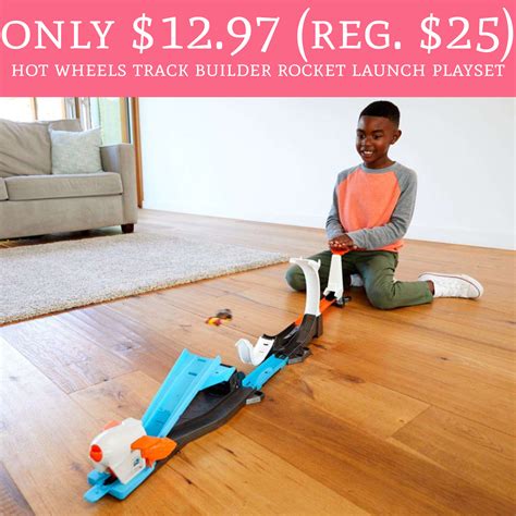 Only Reg Hot Wheels Track Builder Rocket Launch Playset Deal Hunting Babe