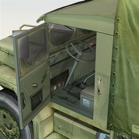 3d military truck m35 2½ - Military Truck M35 2½ Ton Cargo... by ...