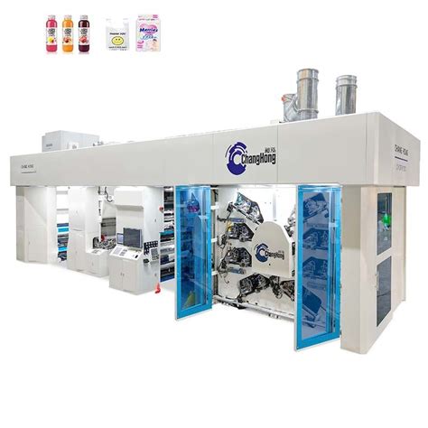 Wide Web Ci Flexo Gearless Flexographic Printing Press Machine