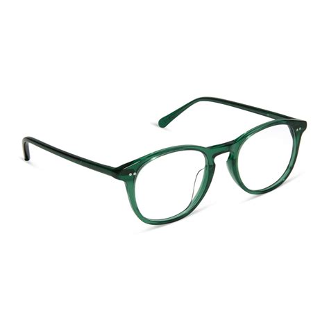 Jaxson Square Prescription Glasses Deep Ivy Diff Eyewear