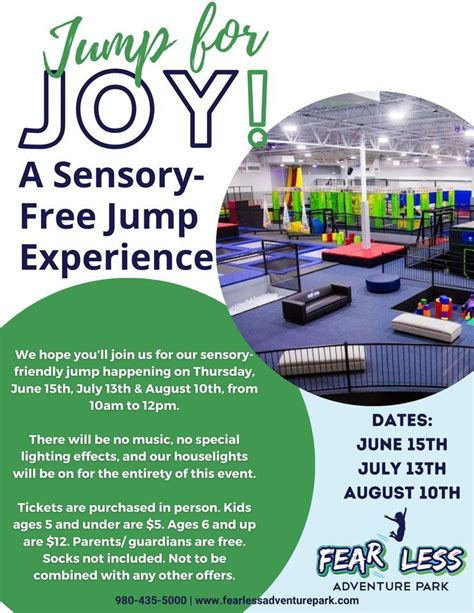 Jump For Joy Sensory Party Fearless Adventure Park Mooresville June