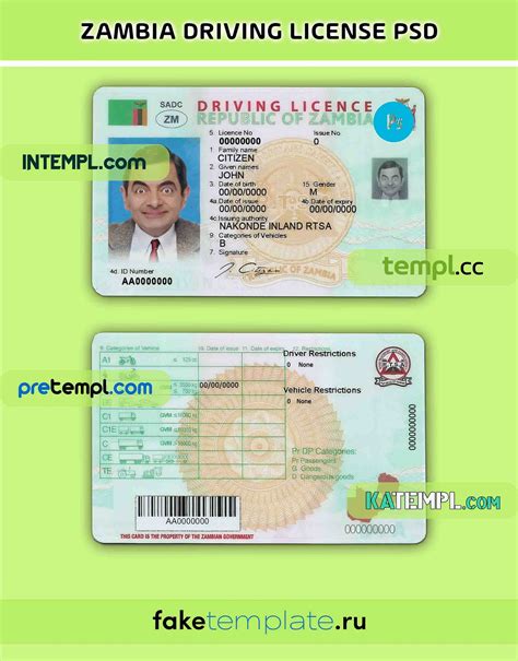 Turkey driving license PSD download template | by Intempl | Medium