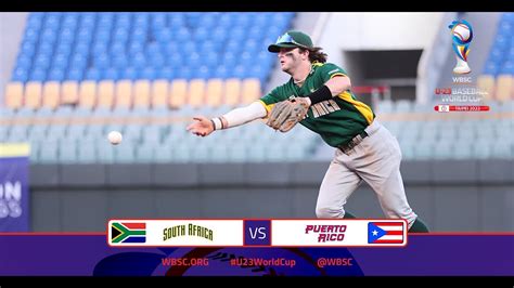 Highlights South Africa Vs Puerto Rico WBSC U 23 Baseball