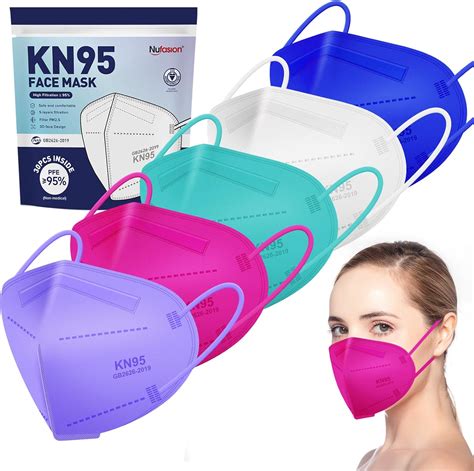 Kn95 Face Masks For Adults 30pcs Colored Kn95 Masks Cup