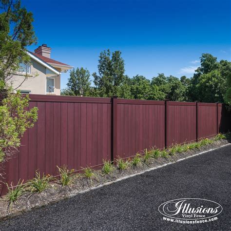 15 Fantastic Mahogany Illusions Pvc Vinyl Fence Images Illusions Fence