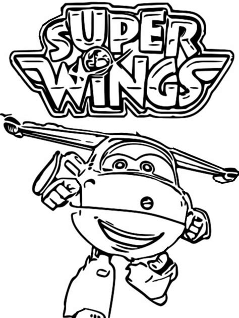 Super Wings Para Colorear