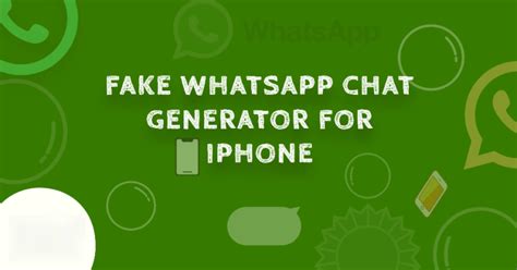 How Use Fake Whatsapp Chat Generator For Iphone Zeoob