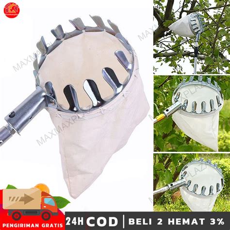 Jual Alat Pemetik Buah Metal Fruit Picker Alat Bantu Petik Buah Cm