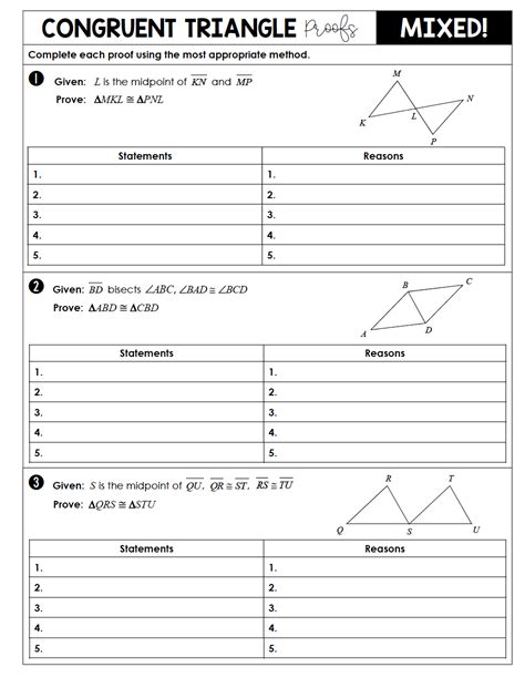 Proving Triangles Congruent With Congruence Shortcuts Proving