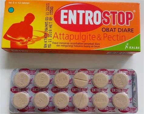 Entrostop Obat Diare Box Isi 2 Strip X 12 Tablet Lazada Indonesia