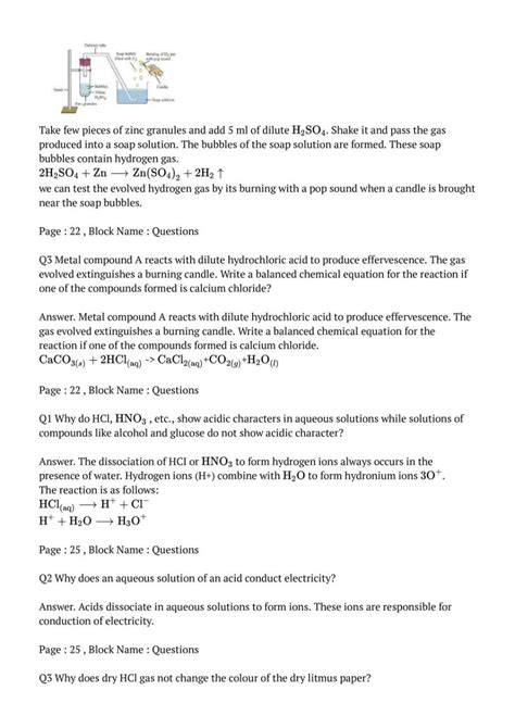 Ncert Solutions For Class 10 Science Chapter 2 Acids Bases And Salts Class 10 Science Chapter