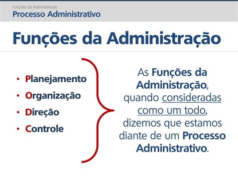 Noções de Administração Funções da Administração aula 1 PPT