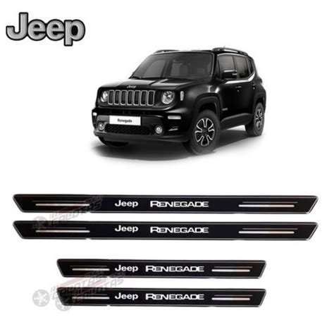 Soleira De Porta Platinum Jeep Renegade Preto Resinado Shopee Brasil