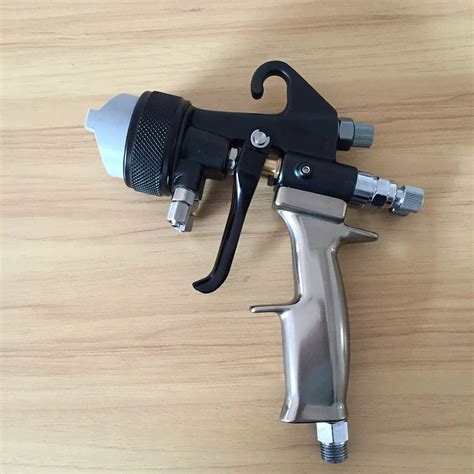 SAT1205 Air Spraying Double Nozzle Spray Paint Gun Pressure Feed Spray