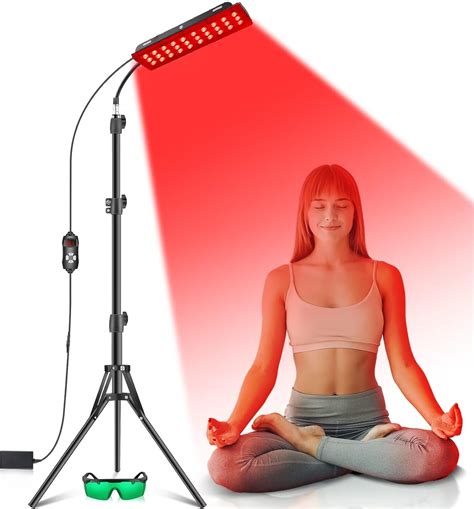 Red Light Therapy Lamp Infrared Light Therapy With Stand 660nm Redlight And 850nm