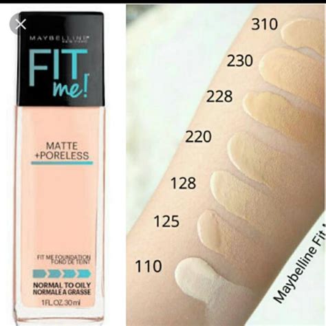 MAYBELLINE FIT ME MATTE+PORELESS FOUNDATION shade #228, Health & Beauty ...