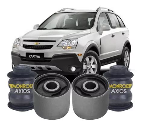 Kit Bucha Bandeja Dianteira Gm Captiva 2009 2010 2011 2012 Frete grátis