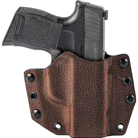 Mission First Tactical Leather Hybrid Sig Sauer P365 Owb Holster Academy