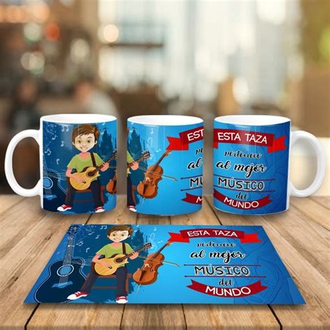 Taza para Músico personalizada por sublimación SubliStamp Tazas Blanca