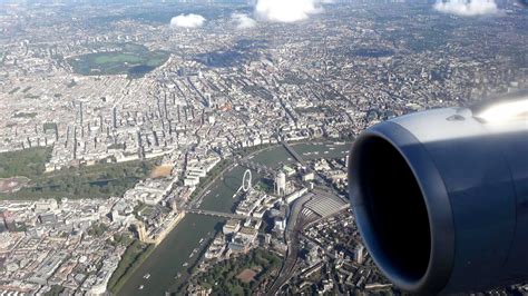 London seen from the airplane | Travel Moments In Time