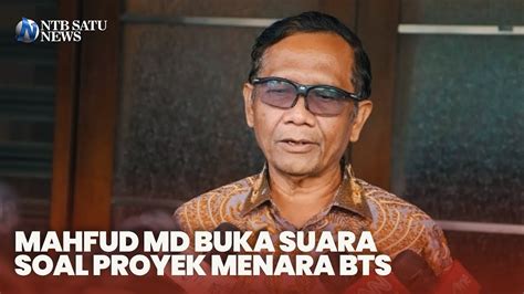 Mahfud Md Angkat Bicara Soal Proyek Menara Bts Youtube