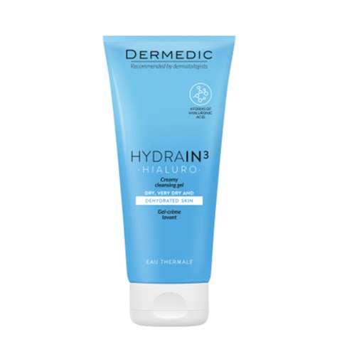 Dermedic Hydrain3 Cleansing Gel Dry Skin 200ml Dr Brands