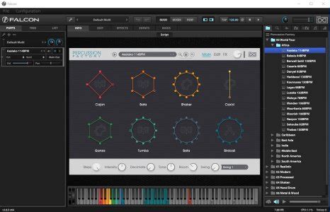 UVI Release Percussion Factory 8 Part Percussion Instrument And