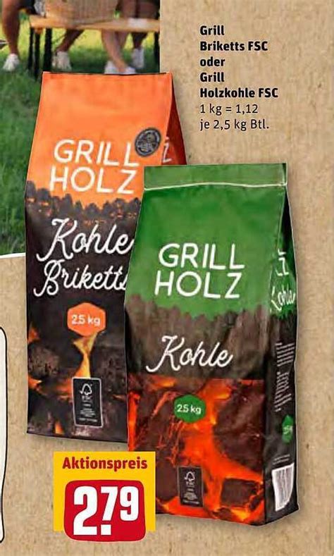 Grill Briketts Fsc Oder Grill Holzkohle Fsc Angebot Bei REWE Kaufpark