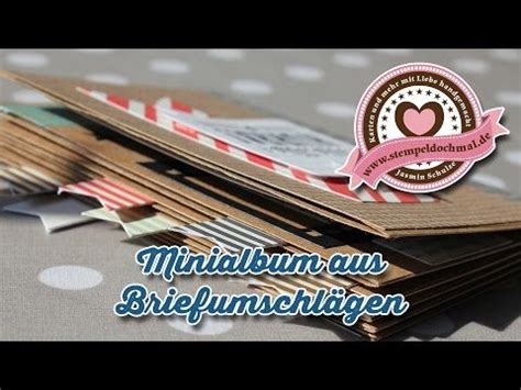 Freitagsvideo Minialbum aus Briefumschlägen a diy craft post from